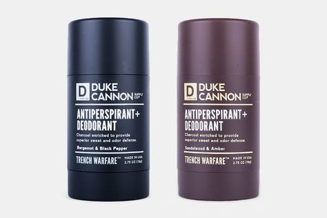 Duke Cannon Trench Warfare Deodorant | GearMoose Trench Warfare, Duke Cannon, Anti Perspirant, Grooming Routine, Antiperspirant Deodorant, Beard Balm, Craft Brewing, Antiperspirant, Medicine Cabinet