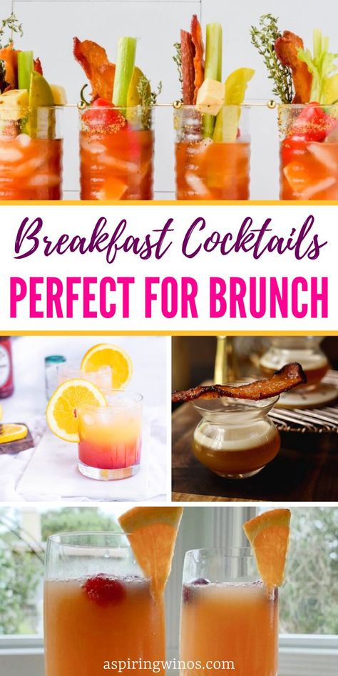 Exploring the Best Breakfast Cocktails for Weekend Brunch | Breakfast Cocktails | Breakfast Cocktail Recipes | Bunch Cocktail Ideas | Wake up in style with these breakfast cocktails #Cocktails #Breakfast #BreakfastCocktails #BrunchCocktails #Mimosas #Sunrises #BloodyMarys Brunch Vodka Cocktails, Best Brunch Cocktails, Breakfast Cocktails Alcohol, Brunch Alcoholic Drinks, Breakfast Drinks With Alcohol, Brunch Drink Ideas, Vodka Sunrise Recipe, Brunch Drinks Alcoholic, Breakfast Cocktail