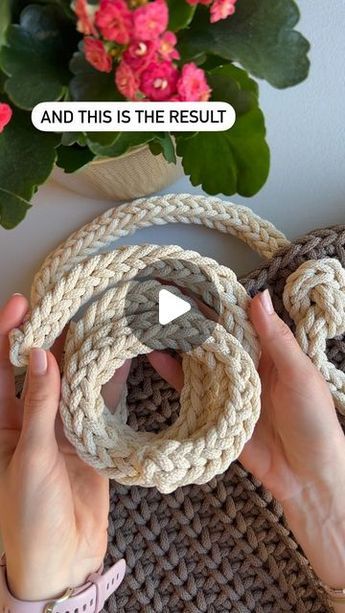 Crochet Designer MonoMey Studio on Instagram: "I can teach you how to make i-cord stitch 🧶 easy like 1-2-3 🥰 and you can use this stitch in many of your future crochet projects ☺️ As for me, I am using this stitch for making handles for the bags ☺️ How to crochet video tutorials are on my YouTube channel too ☺️ my channel name is “Crochet designer Simona” What to get the same cord that I am using? Visit monomey.com ☺️ or comment below and I will share the links ☺️ #howtocrochet #crocheting #tejer #learncrochet #hobby #crafts #crochetstitch #crochetersofinstagram #crochetlover #learn" Crochet Video Tutorials, Crochet I Cord, Crochet Handles, Handbag Tutorial, Embroidery Lessons, Crochet Bag Tutorials, Crochet Cord, Crochet Handbags Patterns, I Cord