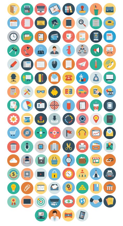 2100+ CS Flat Icons — Icons on UI8 Icons Graphic Design, Robot Logo, Powerpoint Icon, Idea Generation, Business Icons Vector, Icon Design Inspiration, Flat Design Icons, Graphic Design Blog, Merit Badge