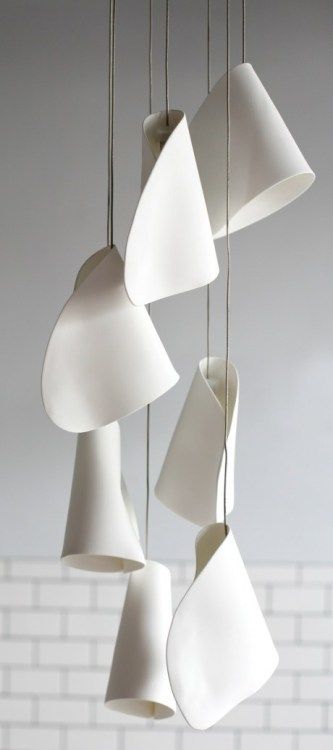 White Light Fixture, Ceramic Texture, Kitchen White, Modern Lighting Design, Mid Century Lamp, House Modern, Like Art, Contemporary Chairs, Modern Ceiling