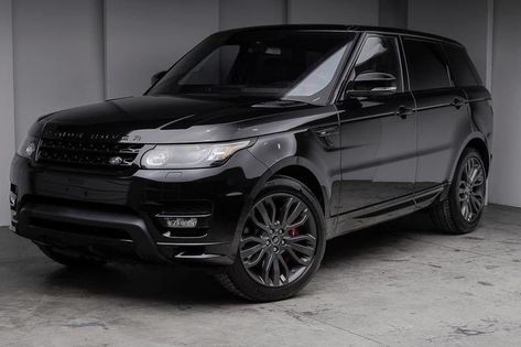 All Black Range Rover, Black Range Rover, Rover Ranger, Range Rover Black, Ranger Sport, Black Range, Sport Suv, City Car, Luxury Suv