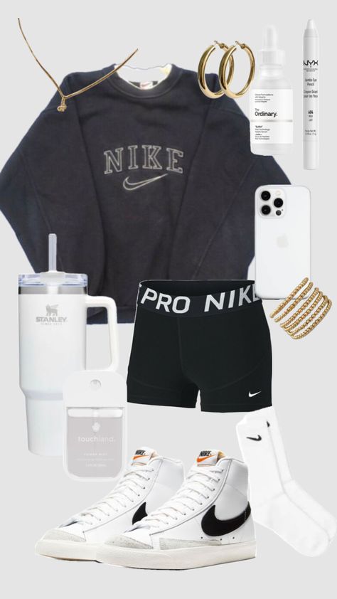 Cute Sporty Outfits, Cute Nike Outfits, Casual Outfit Inspiration, Casual Preppy Outfits, Trendy Outfits For Teens, Cute Lazy Day Outfits, Cute Preppy Outfits, Cute Comfy Outfits, Simple Trendy Outfits