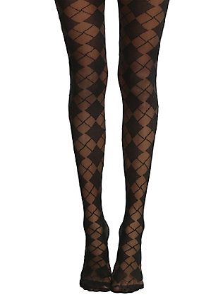 Argyle Tights, Goth Tights, Frankenstein Costume, Cool Tights, Style List, Sheer Socks, Lace Tights, Argyle Pattern, Black On Black