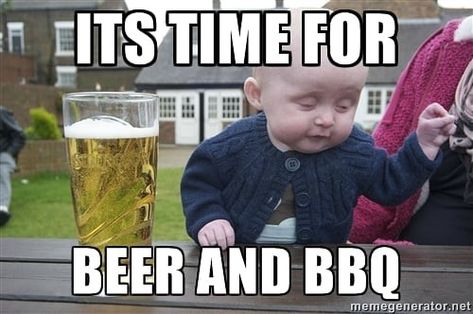 #bbq #grilling #meme #beer Tuesday Meme, Meme Names, Beer Memes, Funny Minion Memes, Funny Thank You, Memes In Real Life, Baby Memes, You Meme, Friday Humor