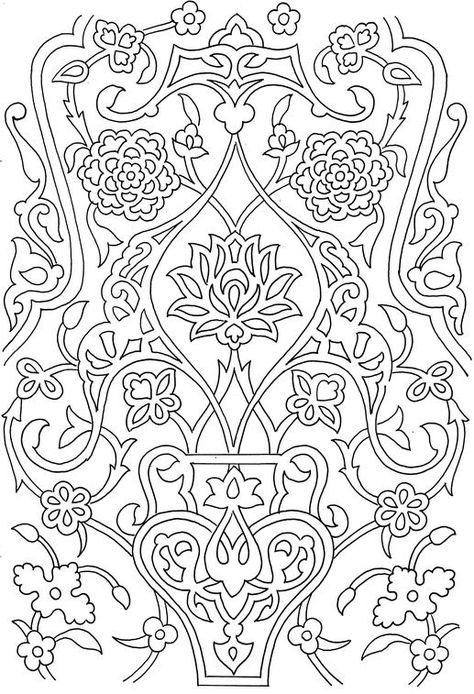 Abstract Coloring Pages, Coloring Pages Inspirational, Medieval Tapestry, Pattern Coloring Pages, Free Adult Coloring Pages, Printable Adult Coloring Pages, Islamic Art Pattern, Coloring Pages To Print, Mandala Coloring Pages