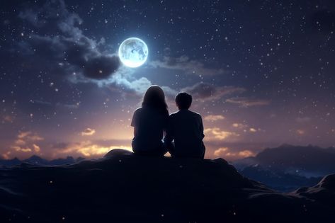 Desktop Couple Wallpaper, Couple Stargazing, Scene Couple, Aesthetic Characters, Pc Desktop Wallpaper, Sweetheart Quotes, Animal Photoshoot, Morning Sweetheart, Good Morning Sweetheart Quotes