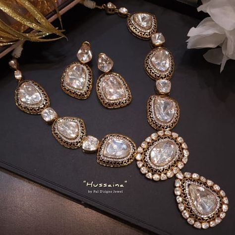 #silvermoissanitejewelry #semipreciousjewellery #luxuryjewelry #polkijewellery #weddingjewellery #moissanitepolki #statementjewellery #bridalearring #indianjewelleryonline #moissanitepolkijewellery #weddingshopping #indianweddingjewellery #bridejewelry #traveljewelry #destinationweddingjewellery #paldzigns  #onlinejewellerystore #polkijewelry #polkiearings #weddingjewelry #statementearrings #stunningjewelry #diamondpolkijewellery #earings #destinationweddingjewellery # Polki Sets Uncut Diamond, Jewellery For Wedding, Diamond Polki Jewellery, Shaadi Decor, Polki Choker Set, Kundan Polki Necklace, Polki Diamond Necklace, Mughal Jewelry, Polki Necklace Set