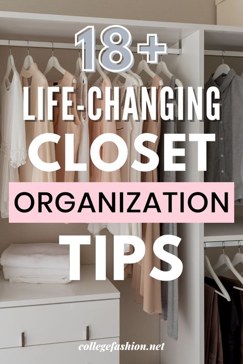 Mini Closet Ideas, Colorful Home Decor Ideas, Decorating A Small Bedroom, Maximize Small Closet, Design Small Bedroom, Organized Wardrobe, Small Bedroom Inspirations, Closet Organization Tips, Mini Closet