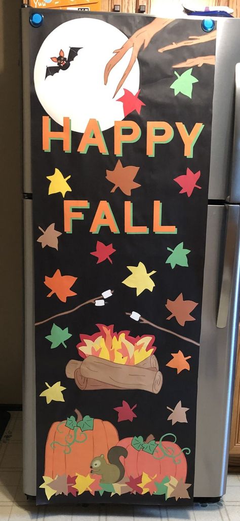 Classroom Door Cover, Fall School Doors, Thanksgiving Classroom Door, Halloween Door Decorations Classroom, Fall Classroom Door, Preschool Door, Halloween Classroom Door, Thanksgiving Classroom, Fall Classroom Decorations