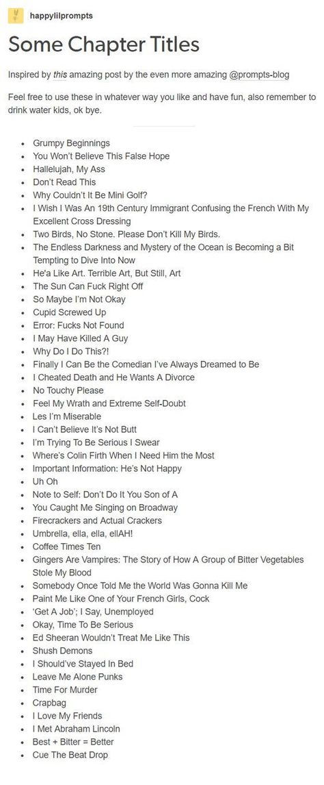 Nothing amuses me more than confusing and out of context chapter titles Book Title Ideas, Leadership Essay, Essay Title, Critical Writing, Tittle Ideas, Descriptive Essay, Books And Tea, Informative Essay, Title Ideas