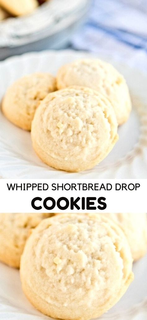 Drop Shortbread Cookie Recipe, Powdered Sugar Shortbread Cookies, No Chill Shortbread Cookies, Copycat Walkers Shortbread Cookies, Best Whipped Shortbread Cookies, Easy Whipped Shortbread Cookies, Fluffy Shortbread Cookies, Short Bread Cookies Soft, Muffin Pan Cookies