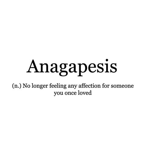 Word of the Day: Anagapesis⠀ ⠀ A strangely medical word for an experience of many relationships.⠀ ---------------------------------------------⠀ We'd love to see how you might use any of our words of the day. Send us your thoughts; the most poetic, funniest or otherwise best will be featured on our feeds and (later this year) our magazine.⠀ .⠀ .⠀ .⠀ #WordoftheDay #affection #unloved #writers #feelings #competition #readers #writerscommunity #creativewriting One Word Feelings, Words For Unexplainable Feelings, Strange Words And Meanings, Uncommon Words For Feelings, Words That Mean Love Feelings, Beautiful Words And Definitions, A Lover Of Words, Complicated Words And Meanings, Anagapesis Quotes