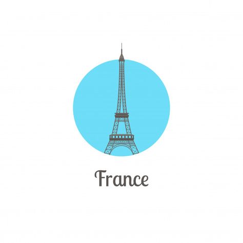 France tower landmark isolated round icon Premium Vector France Instagram Highlight Cover, France Tower, Icon Instagram Highlight, Highlight Icons Instagram, About France, Ig Highlight, Infographic Design Layout, Icon Instagram, City Icon