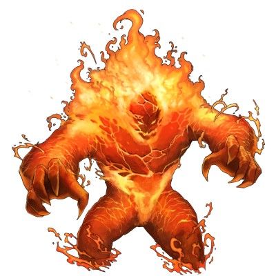 Dnd Fire Elemental, Elemental Dnd, Flame Elemental, Dnd Elemental, Fire Golem, Rise Of Tiamat, Fire Monster, Rpg Monsters, Fire Elemental