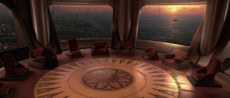 Council Room, Jedi Council, Star Wars Food, Star Wars Planets, Revenge Of The Sith, Sea Of Stars, The Sith, Jedi Order, Star Wars Concept Art