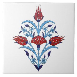 Turkish Pottery, Iznik Tile, Tile Design Pattern, Pottery Patterns, Persian Art Painting, Turkish Tile, Turkish Tiles, Printed Tile, Turkish Pattern