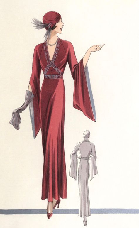 Early 1930s Fashion, 1930s Evening Wear, 1931 Fashion, 1933 Fashion, 1937 Fashion, 1930s Fashion Plates, 1938 Fashion, 1930s Outfits, 30’s Fashion