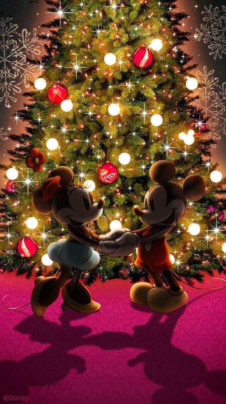 Deco Disney, Minnie Christmas, Retro Disney, Wallpaper Disney, Karakter Disney, Mickey Mouse Wallpaper, Cute Christmas Wallpaper, Mickey Christmas, Mickey Mouse Christmas