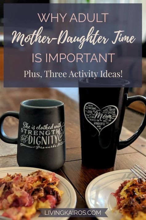 As a busy mom, it's easy to get stuck in your own little world. Learn why adult mother-daughter time is important, and get three fun activity ideas. Mom Daughter Dates, Mother Daughter Activities, Mother Daughter Dates, Daughter Activities, Mother Daughter Date Ideas, Mother Daughter Bonding, Mom Activities, Sibling Poses, Mother Daughter Quotes