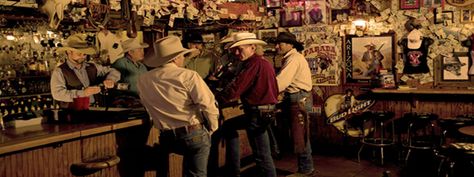 rusty-spur-saloon-cowboys-at-bar Cowboy Man Cave, Saloon Sign, Cowboy Man, Saloon Bar, Cowboys Bar, Arizona Trip, Western Saloon, Sign Inspiration, Old Town Scottsdale