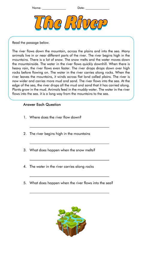 3rd Grade Reading Comprehension Worksheets with Questions 3rd Grade English Worksheets Reading Comprehension, Grade 6 Reading Comprehension Worksheets With Questions, Grade 4 English Comprehension, 3rd Grade Reading Comprehension Lesson, 3rd Grade English Lessons, Reading Practice Worksheets For Grade 3, Sixth Grade Reading Comprehension, Grade 4 English Worksheets Reading Comprehension, Comprehension For Grade 6 With Questions