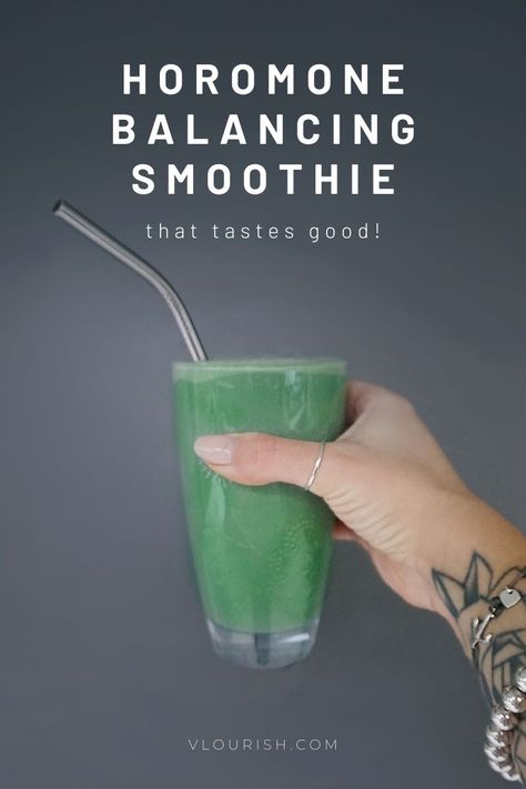 Simple Healthy Smoothie Recipes, Healthy Smoothie Recipes For Breakfast, Treat Hormonal Acne, Smoothie Recipes For Breakfast, Hormone Balancing Smoothie, Easy Healthy Smoothie Recipes, Hormone Diet, Hormone Balancing Diet, Foods To Balance Hormones