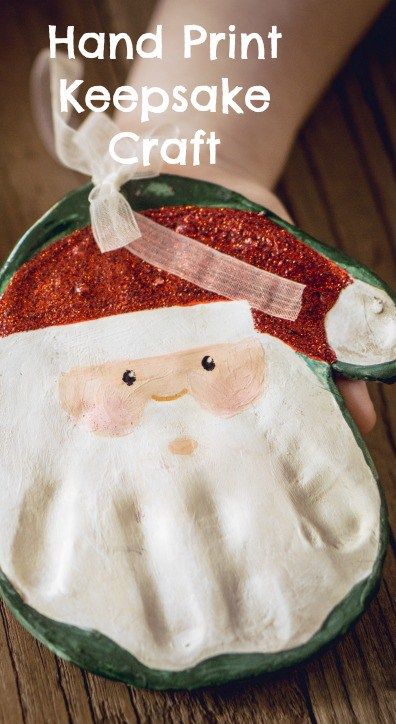 Christmas Santa Hand print Ornament Salt Dough Recipe For Ornaments, Best Salt Dough Recipe, Santa Handprint Ornament, Santa Handprint, Diy Kids Crafts, Baby Christmas Crafts, Salt Dough Recipe, Crafty Morning, Handprint Ornaments