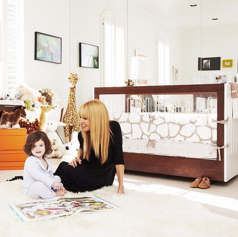 Celebrity Nurseries - Nursery Decorating Ideas - House Beautiful Celebrity Nurseries, Stylish Nursery, Celebrity Kids, Celebrity Babies, Everything Baby, Baby Nursery Decor, Nursery Inspiration, Celebrity Houses, Nursery Design