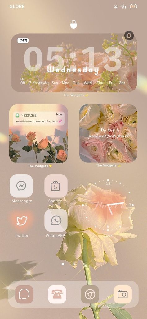 Ios Theme Beige, Theme Apps For Android, Aesthetic Theme For Phone, Aesthetic Themes For Android, Phone Themes Aesthetic Ideas, Best Themes For Android, Phone Theme Ideas Pink, Android Home Screen Ideas, Aesthetic Phone Theme Idea