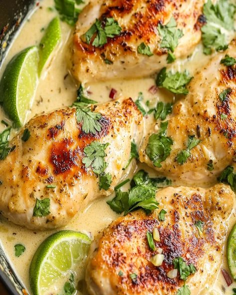 Coconut Lime Chicken Recipe - Easy, Flavorful, and Healthy Chicken Coconut Lime Recipes, Coconut Cilantro Lime Chicken, Creamy Lime Chicken, Coconut Lime Chicken Crockpot, Coconut Lime Chicken Recipe, Coconut Lemon Chicken, Baked Lime Chicken Recipes, Coconut Lime Chicken Soup, Gut Friendly Chicken Recipes