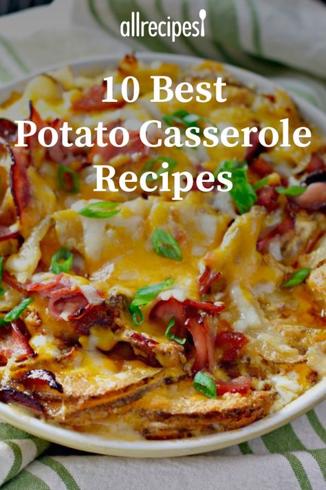 Potato Entree Recipes Dinners, Potato Casseroles For Easter, Main Dish Potatoes, Potatoes Main Dish Recipes, Potatoes For Dinner Meals, Hot Potato Side Dishes, Potatoe Main Dish, Potato Dish For Potluck, Potato Casseroles For Two