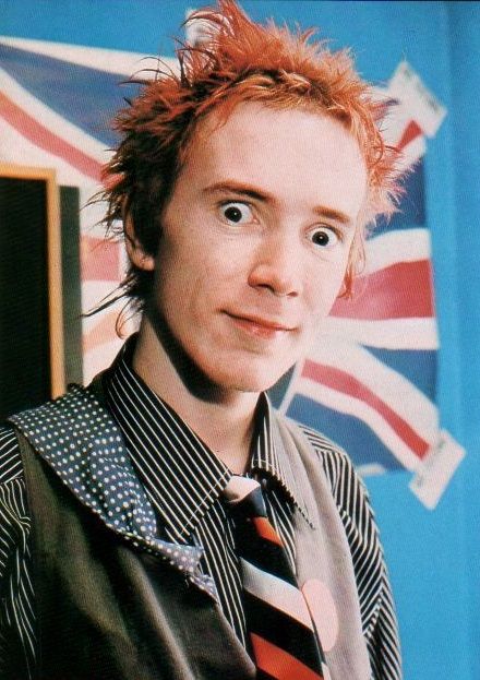 John Lydon, Johnny Rotten, Hair, Red