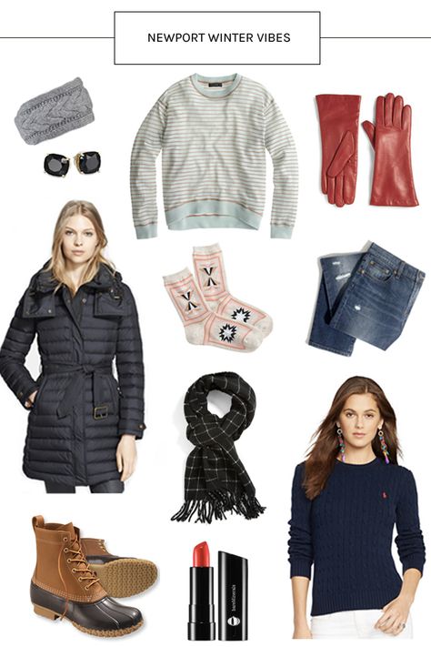 What To Do In Newport, Rhode Island + What To Wear Rhode Island Winter Outfit, Coastal Grandma Winter Fashion, Fall Weekend Getaway Outfits, Rhode Island Winter, Fall Weekend Getaway, Weekend Getaway Outfits, Confessions Of A Shopaholic, Grandma Fashion, Vintage Pics