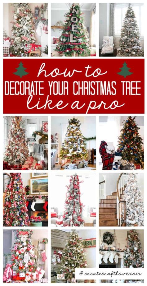 Christmas Tree Top Decorations, Christmas Tree Decorating, Christmas Tree Decorating Themes, Flocked Christmas Trees Decorated, Christmas Tree Tops, Farmhouse Christmas Tree, Christmas Tree Decorations Diy, Crafts Room, Pencil Christmas Tree