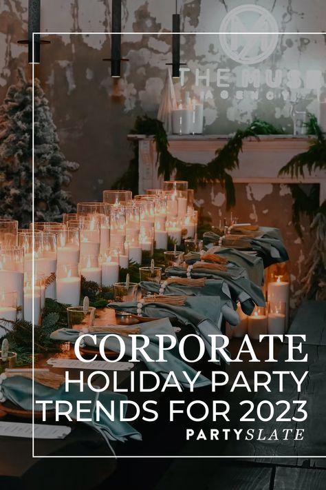 Holiday Office Party Table Decor, Corporate Christmas Party Table Decor, Apartment Community Christmas Events, Corporate Holiday Party Ideas Christmas Centerpieces, Company Holiday Party Ideas Table Settings, Office Christmas Party Decorations Table, Company Holiday Party Table Decor, Company Christmas Party Decorations Elegant, Company Christmas Party Tables