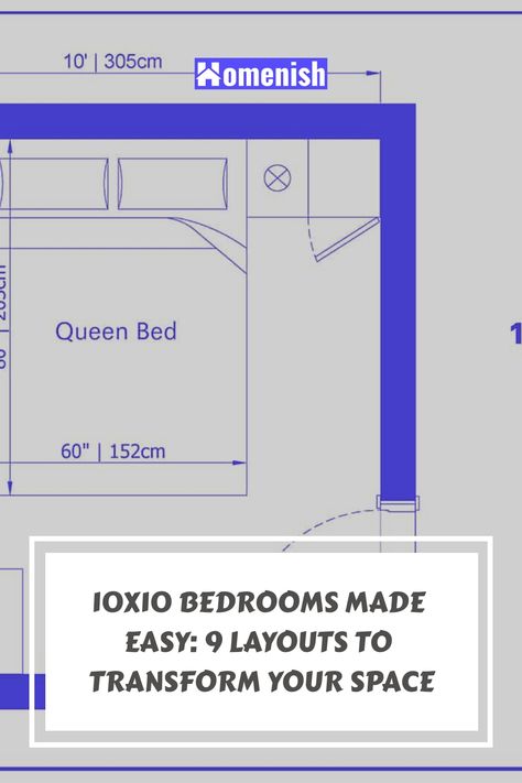 10x11 Bedroom Layout Ideas, 10x10 Bedroom Design, Minimalist Luxury Bedroom, 10x10 Bedroom, Small Double Bedroom, Bedroom Layouts For Small Rooms, Cozy Bedroom Furniture, Small Bedroom Layout Ideas, Small Guest Bedroom Ideas