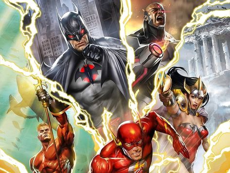 #Comics Justice League: The Flashpoint Paradox #Aquaman #Batman #Flash Wonder Woman #720P #wallpaper #hdwallpaper #desktop Flashpoint Paradox, Thor Asgard, Flash Point Paradox, Art Dc Comics, Flash Vs, Dana Delany, Justin Chambers, Kevin Mckidd, Flash Comics