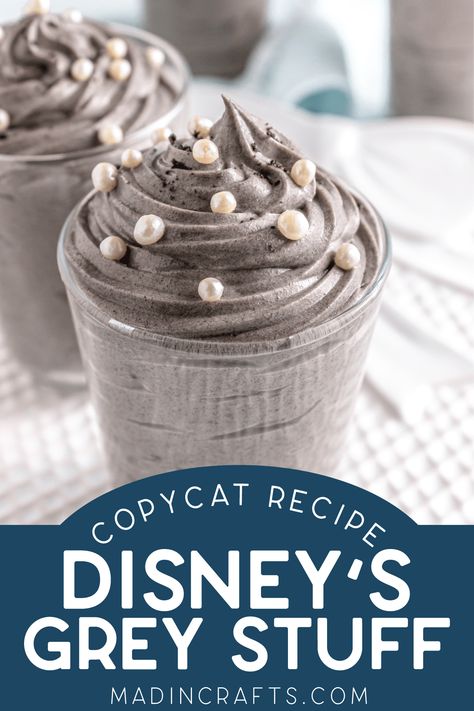 Beauty and the Beast will always have a special place in my heart. I loved the movie as a child myself, and a few years ago my son played Chip in a local production of the musical. As a tribute to this charming movie, I am sharing the recipe for the iconic dish from the movie: the Grey Stuff! This Disney copycat grey stuff recipe replicates the taste of the dessert you can get at the Be Our Guest restaurant in the Magic Kingdom. Grey Stuff Recipe, Gray Stuff Recipe, Disney Dessert Recipes, The Grey Stuff, Be Our Guest Restaurant, Disney Inspired Food, Disney Dishes, Disney Desserts, Oreo Flavors