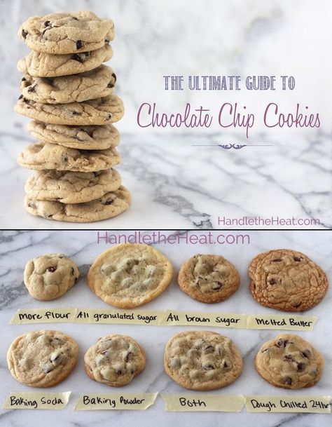 COOKIE CHART: HOW INGREDIENTS AFFECT YOUR OUTCOME... Cookie Guide, Yummy Sweets, Cookies Recipes Chocolate Chip, Healthy Baking, Healthy Dessert, Just Desserts, Chip Cookies, Chocolate Chip Cookies, Cooking And Baking