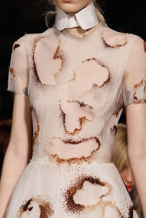 Giles fall 2012 Distressed Dress, Bad Romance, Couture Details, Textiles Fashion, Marchesa, Fashion Details, Costume Design, A Dress, Cut Outs