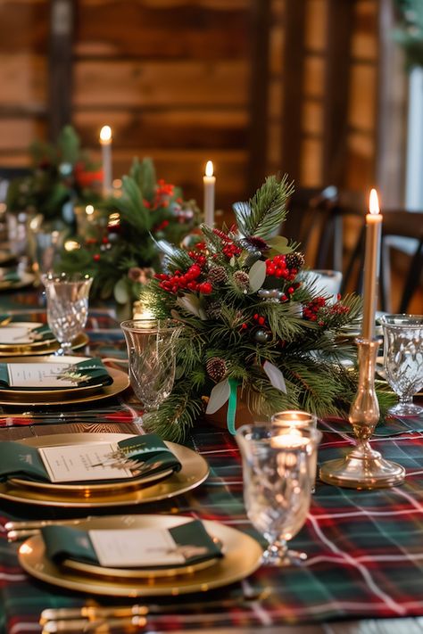 This one is a timeless favorite. Use a red tablecloth, green napkins, and a mix of red and green ornaments as centerpieces. Add some candles and gold ribbon accents to complete the look. It’s simple, traditional, and always festive. Adult Christmas Party, Christmas Party Themes, Christmas Dinner Table, Christmas Themes Decorations, Christmas Feeling, Christmas Tablescapes, Christmas Table Settings, Noel Christmas, Merry Little Christmas