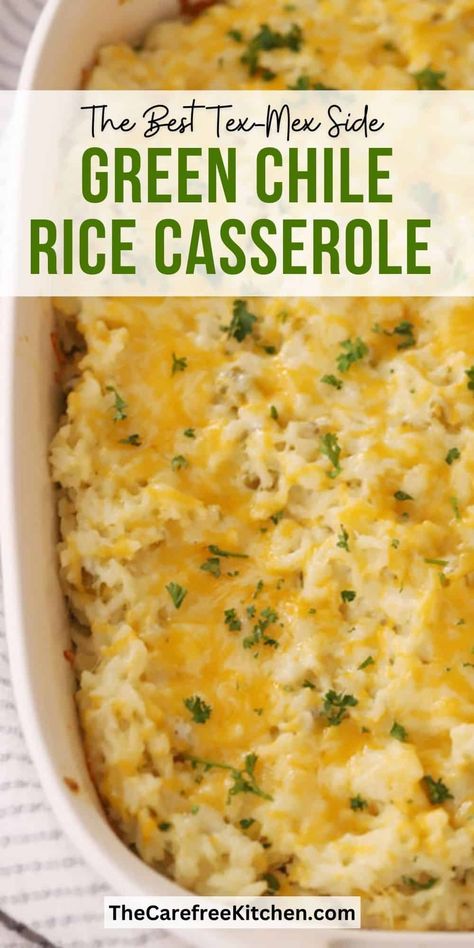 Green Chili Rice Casserole Sour Cream, Recipes With Green Chili Peppers, Green Chili Side Dishes, Green Chili Cheese Rice Casserole, Green Chili Chicken And Rice Casserole, Green Chili Cheese Rice, Green Chili Cheese Baked Pasta, Cheesy Poblano Rice Bake 12 Tomatoes, Recipes With Green Chilis