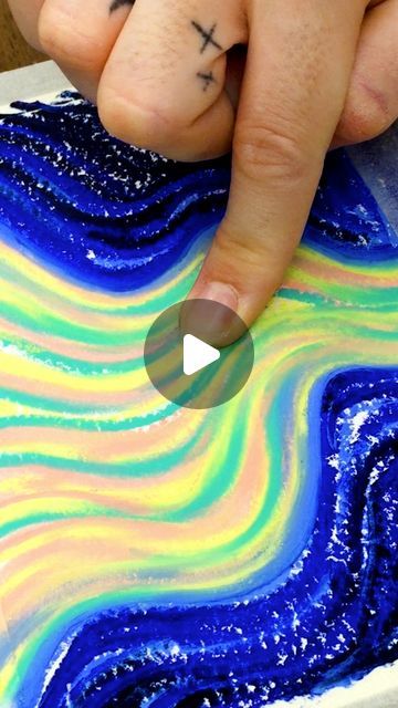 Water Soluble Oil Pastels Art, Oil Pastel Christmas Art For Kids, Oil Pastel Lesson, Oil Pastel Waterfall, Drawing Ideas With Oil Pastels, Soft Oil Pastel Art, Oil Pastel Art For Beginners Step By Step Easy, December Lesson Plans, December Lessons