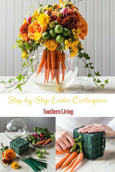 Easter Centerpieces Diy, Easter Centerpiece, Diy Arrangements, Spring Decoration, Diy Ostern, Flowers In A Vase, Weaving Loom, Easter Centerpieces, Easter Time