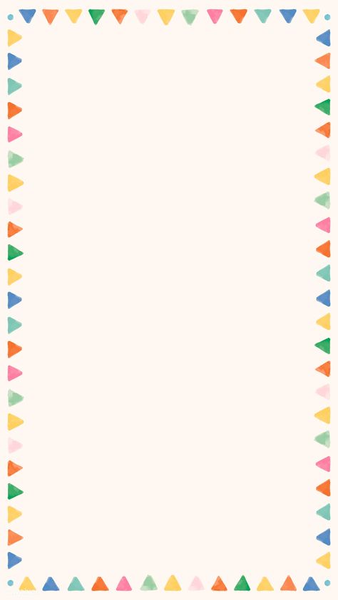 Blank colorful watercolor frame vector | premium image by rawpixel.com / NingZk V. Wallpaper Tumblr Lockscreen, Watercolor Frame, Cute Background, Colorful Borders Design, Colorful Borders, Page Borders Design, Colorful Frames, Kids Background, Powerpoint Background Design