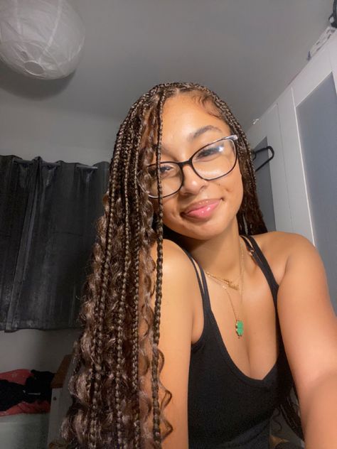 Goddess Braids Hairstyles, Box Braids Hairstyles For Black Women, Braids Hairstyles Pictures, Cute Box Braids Hairstyles, Quick Braided Hairstyles, Braided Hairstyles For Teens, Protective Hairstyles Braids, Pretty Braided Hairstyles, Hairdos For Curly Hair