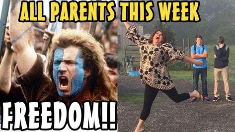 all parents on the first day of school - FREEDOM!!!  Take the day off, enjoy a moment of silence - you survived the summer and deserve a break from summer break (funny how that works!)     Check out our entire collection of funny back to school memes #backtoschool #bts #schoolmemes #funnymemes #backtoschoolmemes #memes #humor #lol #parenting Parents Be Like, Mexican Humor, Teacher Memes, Early Mornings, Boy Quotes, Parenting Memes, School Memes, Hilarious Memes, Funny Fun Facts