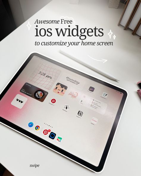 Widget apps that offer free widgets alongside their paid options! All the widgets previewed are completely free to install on iPhones and iPads running iOS 18. 📱✨ Heads up—you might need to watch some ads to unlock them (or a lot of ads 😅) #ipadcustomization #iphonecustomization #homescreensetup #ios18 #widget Widget Apps, Ipad Tips, Free Ipad, Instagram Widget, Music Do, Heads Up, To Do List, Ios, Ipad