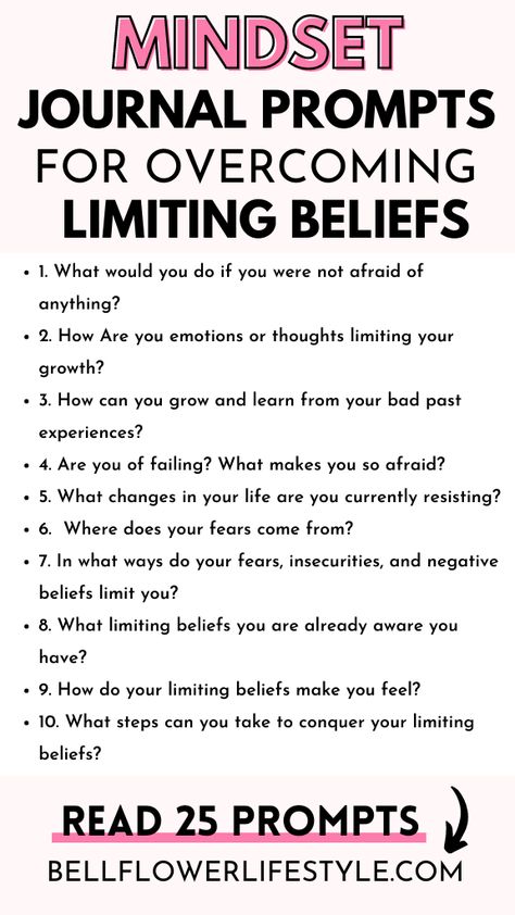 Journal Prompts Limiting Beliefs, Shadow Work Limiting Beliefs, Discipline Journal Prompts, Journal Prompts For Self Limiting Beliefs, How To Overcome Limiting Beliefs, Scarcity Mindset Journal Prompts, Overcoming Limiting Beliefs, Cbt Prompts, Limiting Beliefs Examples